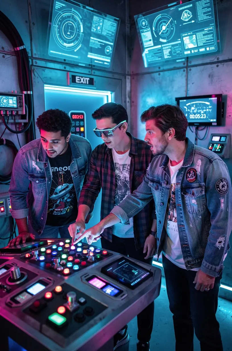 Group interaction strategies for immersive escape room quests