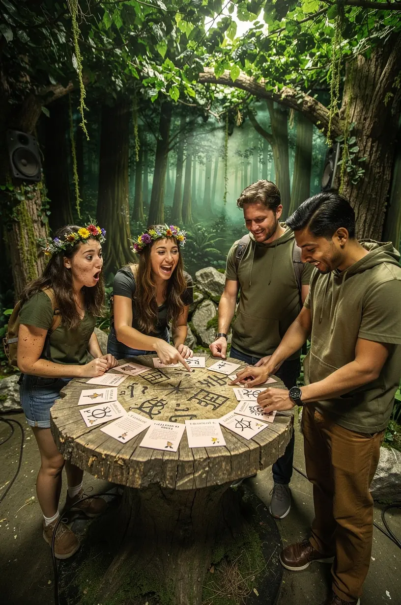 Puzzles enhancing immersive escape room experiences.